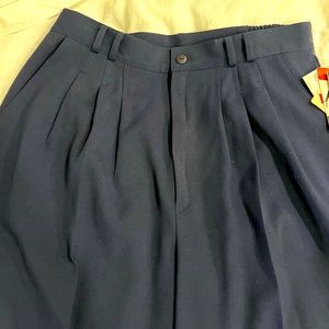 NWT Vintage Navy blue Dress Pants / Slacks / Trousers Sz 14